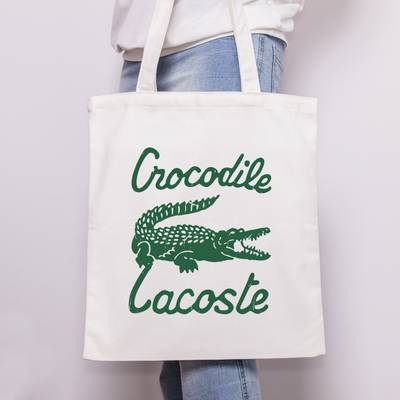 Tote bag personnalisé LACOSTE