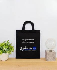 MINI TOTE BAG ÉCOLOGIQUE (140 g/m²)