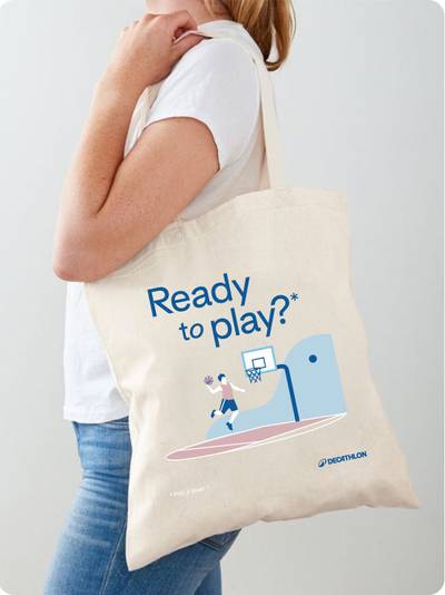 Tote bag personnalisé DECATHLON