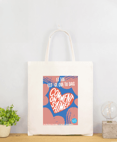 TOTE BAG ANSES COURTES BIOLOGIQUE (140G/m2)