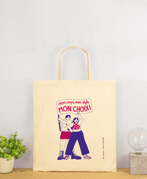 TOTE BAG ANSES COURTES BIOLOGIQUE (140G/m2)